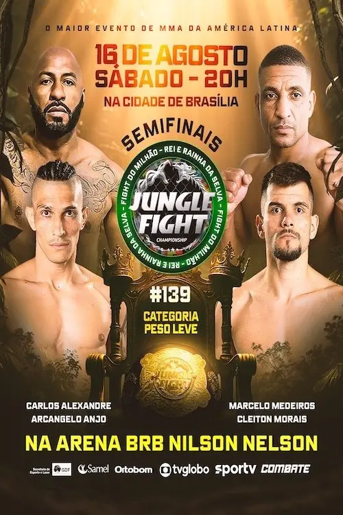 Постер до фільму "Jungle Fight 139: Fight of the Million Semifinals"