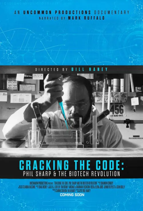 Постер до фільму "Cracking the Code: Phil Sharp and the Biotech Revolution"