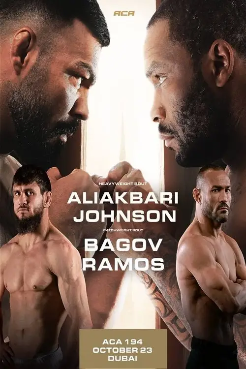 Постер до фільму "ACA 194: Johnson vs. Aliakbari"