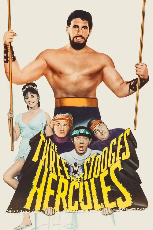 Постер до фільму "The Three Stooges Meet Hercules"