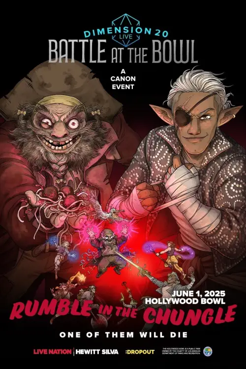 Постер до фільму "Dimension 20 Live: Battle at the Bowl"