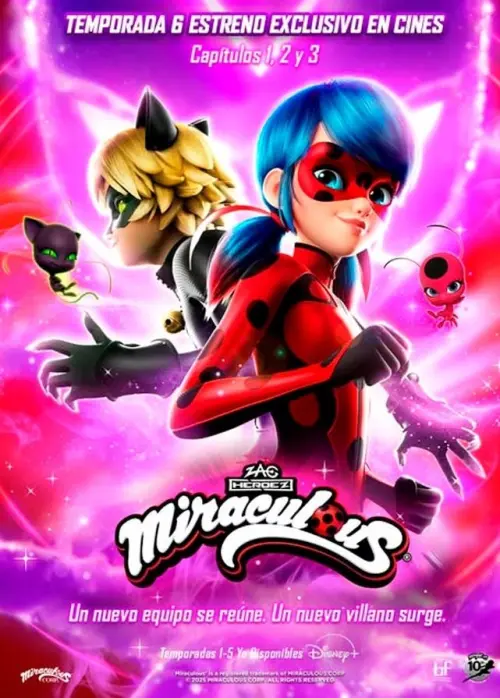 Постер до фільму "Miraculous: Ladybug & Cat Noir, The Movie 3"