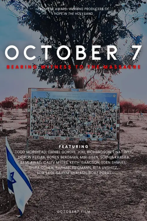 Постер до фільму "October 7: Bearing Witness to the Massacre"