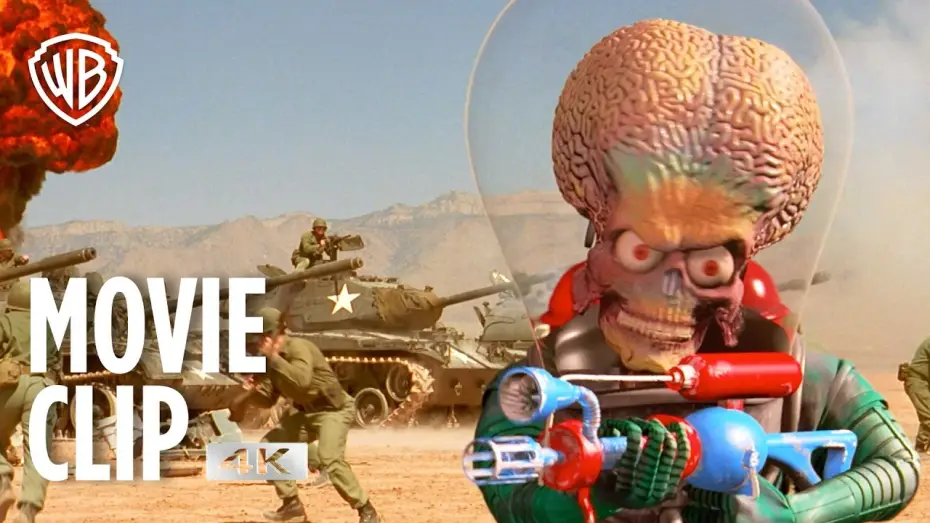 Відео до фільму Марс атакує! — The First Martian Attack - Movie Clip