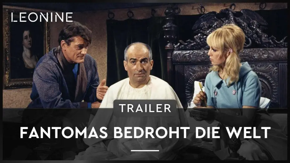 Відео до фільму Фантомас проти Скотланд-Ярда — Fantomas bedroht die Welt - Trailer (deutsch/german)