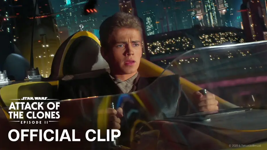 Відео до фільму Зоряні війни: Епізод 2 — Атака клонів — Coruscant Speeder Chase - Official Clip