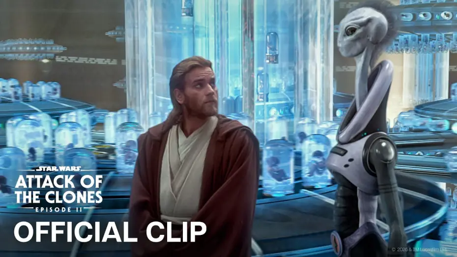 Відео до фільму Зоряні війни: Епізод 2 — Атака клонів — Obi-Wan Discovers The Clone Army on Kamino - Official Clip