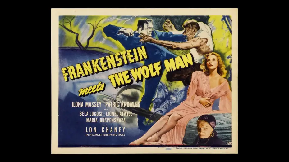 Відео до фільму Франкенштейн зустрічає Людину-вовка — Frankenstein Meets the Wolf Man (1943), Re-Release Trailer