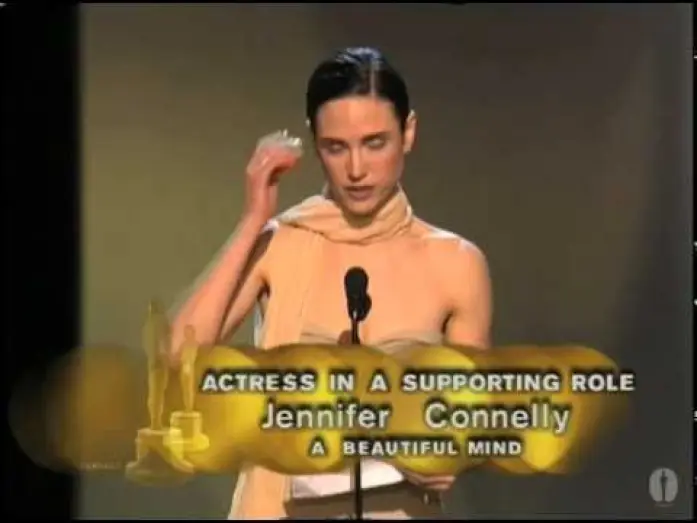 Відео до фільму Ігри розуму — Jennifer Connelly Wins Best Supporting Actress | 74th Oscars (2002)