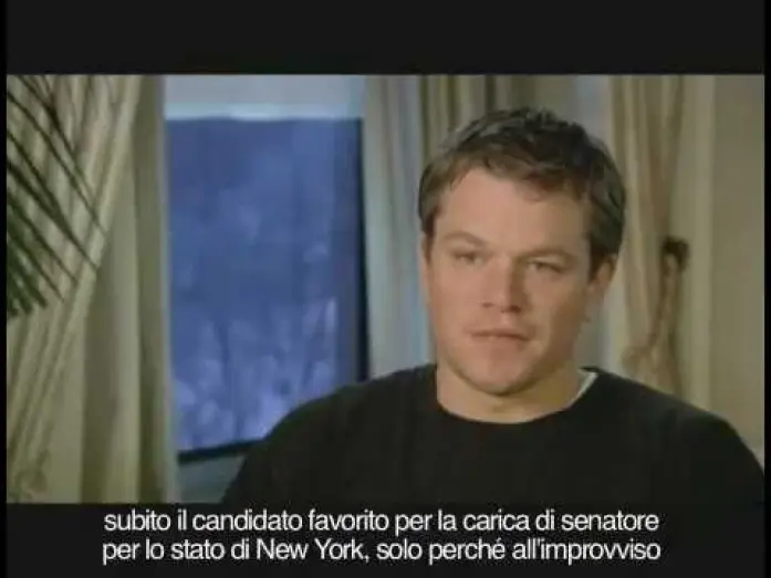 Відео до фільму Змінюючи реальність — I Guardiani del Destino - Intervista a Matt Damon sottotitolata in italiano