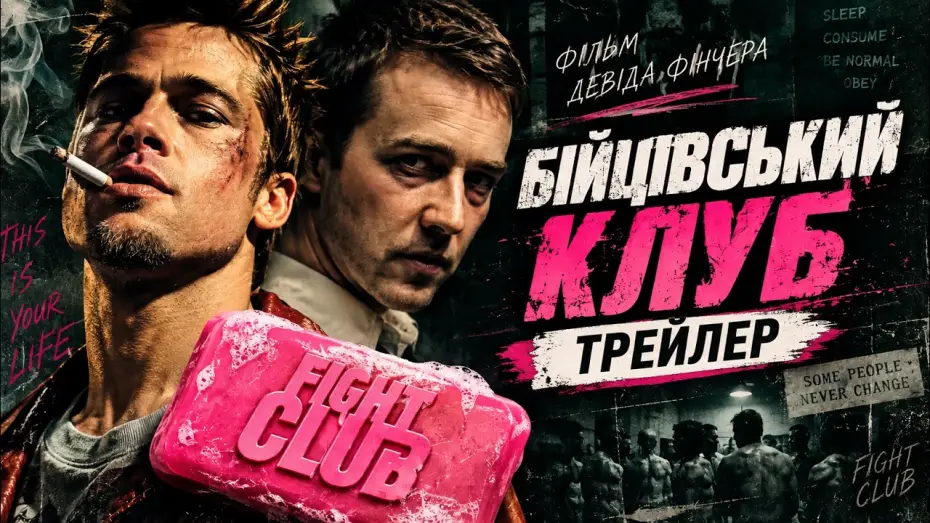 Відео до фільму Бійцівський клуб — Бойцовский клуб (Дэвид Финчер), трейлер