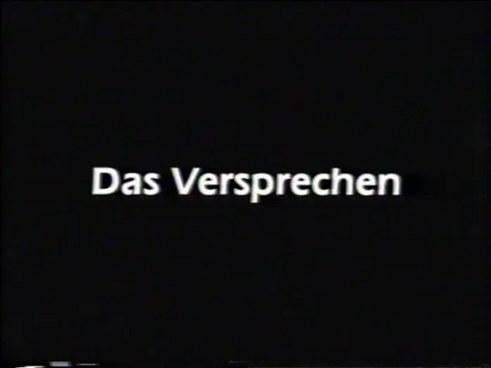 Відео до фільму Обіцянка — Das Versprechen (2001) - DEUTSCHER TRAILER