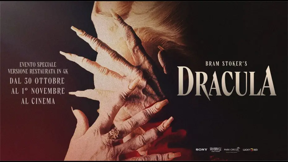 Відео до фільму Дракула — DRACULA DI BRAM STOKER di Francis Ford Coppopla - Evento speciale in 4K dal 30 ottobre al 1 novembre