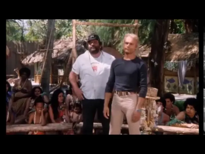 Відео до фільму Знайдеш друга - знайдеш скарб — Bud Spencer et Terrence Hill, extrait du film : Salut l'ami, adieu le trésor