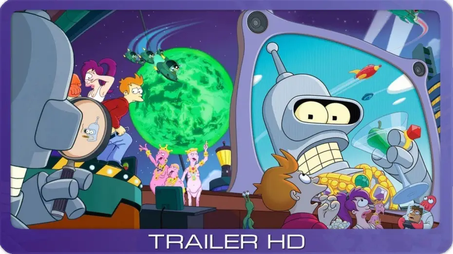 Відео до фільму Футурама: Велика оборудка Бендера — Futurama: Bender's Big Score ≣ 2007 ≣ Trailer ≣ OmU