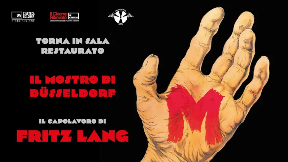 Відео до фільму М: Місто шукає вбивцю — M - IL MOSTRO DI DÜSSELDORF - Il capolavoro di Fritz Lang torna al cinema dal 14 settembre - Trailer