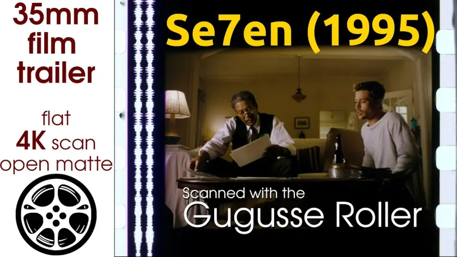 Відео до фільму Сім — Se7en (1995) 35mm film trailer, flat open matte, 4K *CROPPED