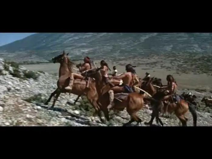 Відео до фільму Вождь Віннету і Вогняна Рука — Karl May: "Winnetou und sein Freund Old Firehand" - Trailer (1966)