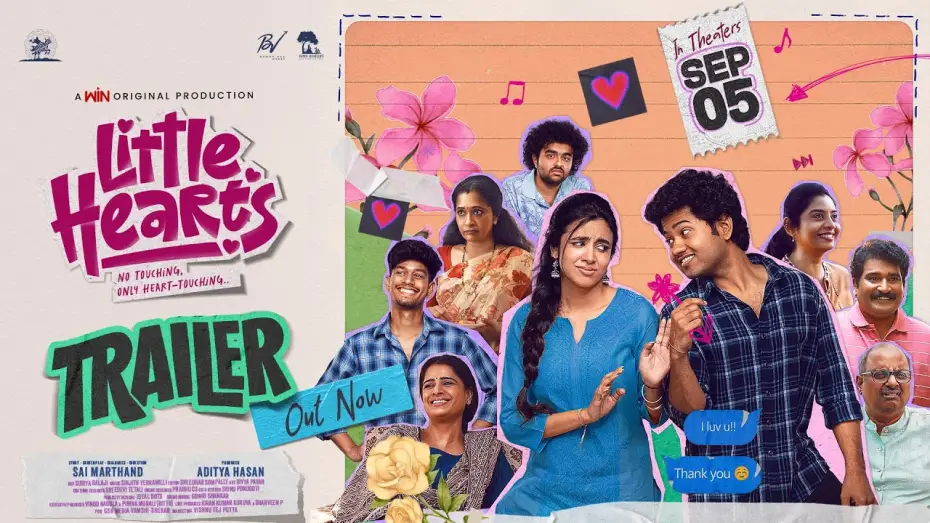 Відео до фільму లిటిల్ హార్ట్స్ | Little Hearts Trailer | Mouli, Shivani Nagaram | Sai Marthand | Aditya Hasan | Bunny Vas | Sinjith