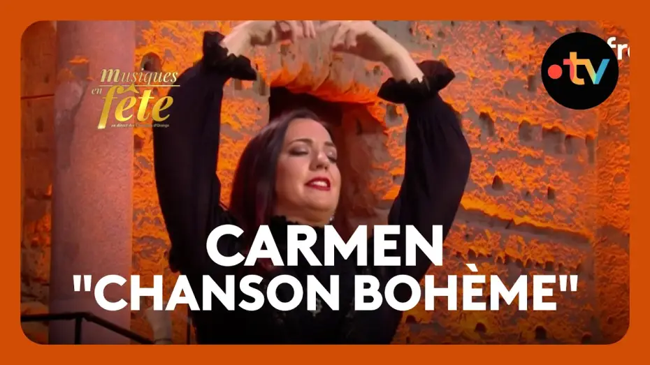 Відео до фільму Musiques en f&ecirc;te des Chor&eacute;gies d'Orange | Bizet - Carmen, "Chanson boh&egrave;me" avec Marina Viotti