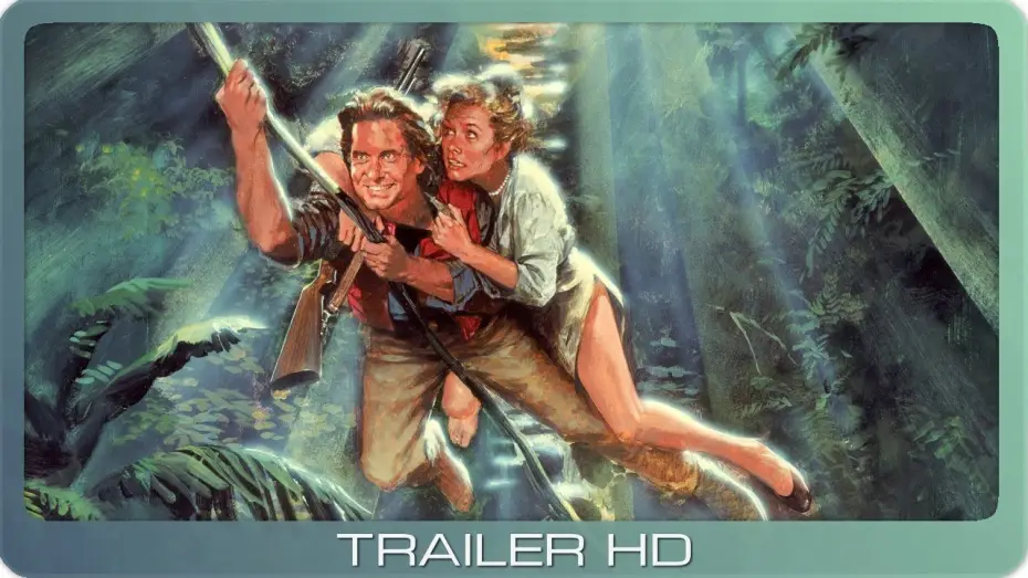 Відео до фільму Роман із каменем — Auf der Jagd nach dem grünen Diamanten ≣ 1984 ≣ Trailer