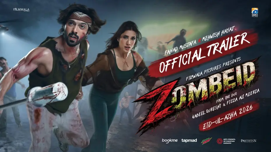 Відео до фільму Zombeid | ZOMBEID | Official Trailer | Fahad Mustafa | Mehwish Hayat | Eid-ul-Azha 2026