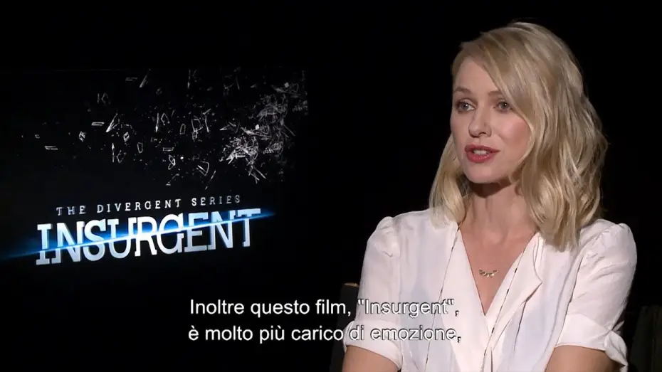 Відео до фільму Дивергент 2: Інсургент | Insurgent - Intervista a Naomi Watts V.O. Sottotitolata in italiano