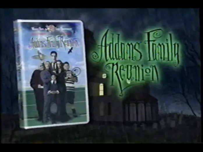 Відео до фільму Возз'єднання сімейки Адамсів — Adams Family Reunion (1998) Teaser 2 (VHS Capture)