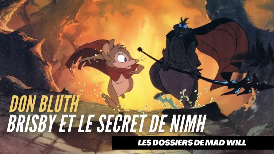 Відео до фільму Таємниця щурів — BRISBY ET LE SECRET DE NIMH PAR MAD WILL #DonBluth #Brisby #Animation