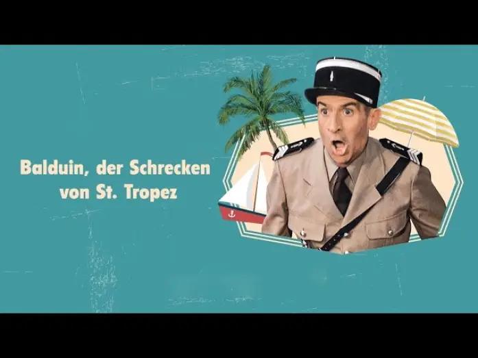 Відео до фільму Жандарм на відпочинку — Trailer BALDUIN, DER SCHRECKEN VON ST. TROPEZ (1970, Louis de Funès, Claude Gensac, Michel Galabru)