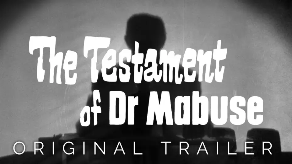 Відео до фільму Заповіт доктора Мабузе — Original German Trailer [Subtitled]