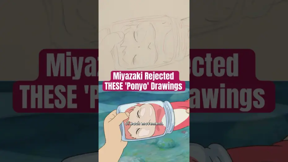 Відео до фільму Рибка Поньо на кручі — Why Miyazaki Rejected These 'Ponyo' Drawings