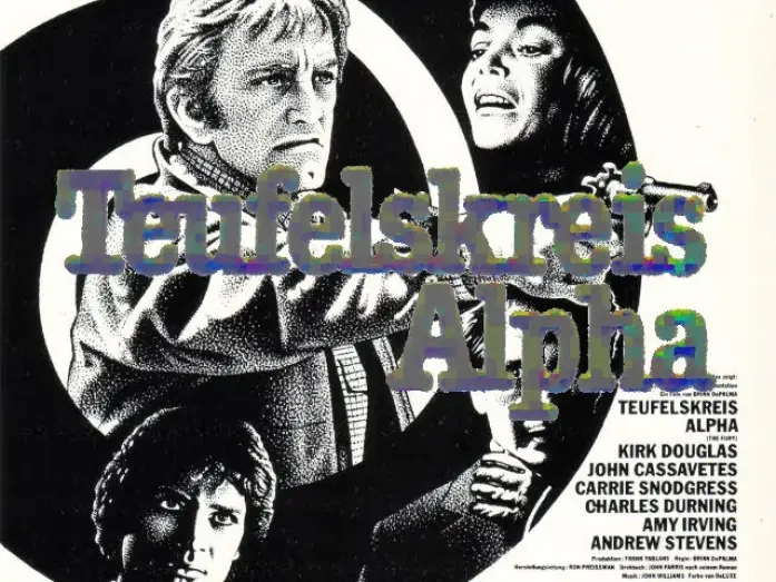 Відео до фільму Лють — Teufelskreis Alpha (USA 1978 "The Fury") Trailer deutsch / german VHS
