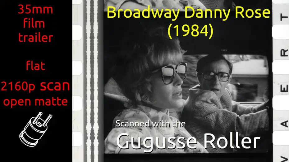 Відео до фільму Бродвей Денні Роуз — Broadway Danny Rose (1984) 35mm film trailer, B&W, flat open matte, 2160p