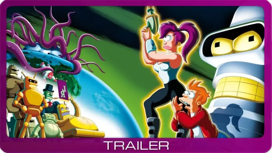 Відео до фільму Футурама: Звір з мільярдом спин — Futurama: Die Ära des Tentakels ≣ 2008 ≣ Trailer