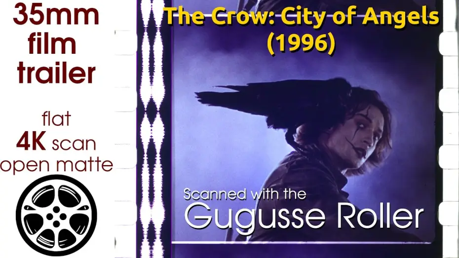 Відео до фільму Ворон: Місто янголів — The Crow: City of Angels (1996) 35mm film trailer, flat open matte, 4K *CROPPED