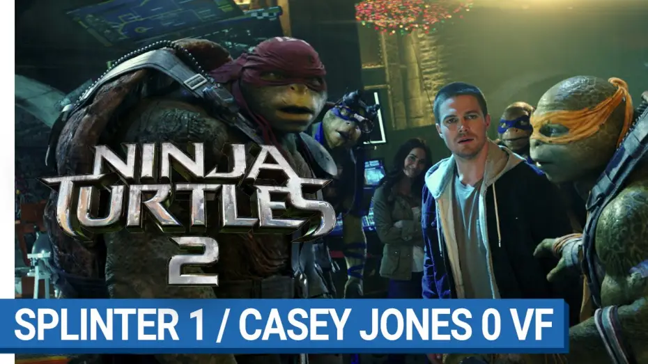 Відео до фільму Підлітки-мутанти. Черепашки-ніндзя 2 — NINJA TURTLES 2 - Splinter 1/Casey Jones 0 (VF)