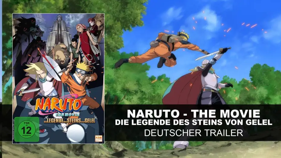 Відео до фільму Наруто Фільм 2 - Легенда про камінь Ґелелю — Naruto - The Movie 2: Die Legende des Steins von Gelel (Deutscher Trailer) | HD | KSM