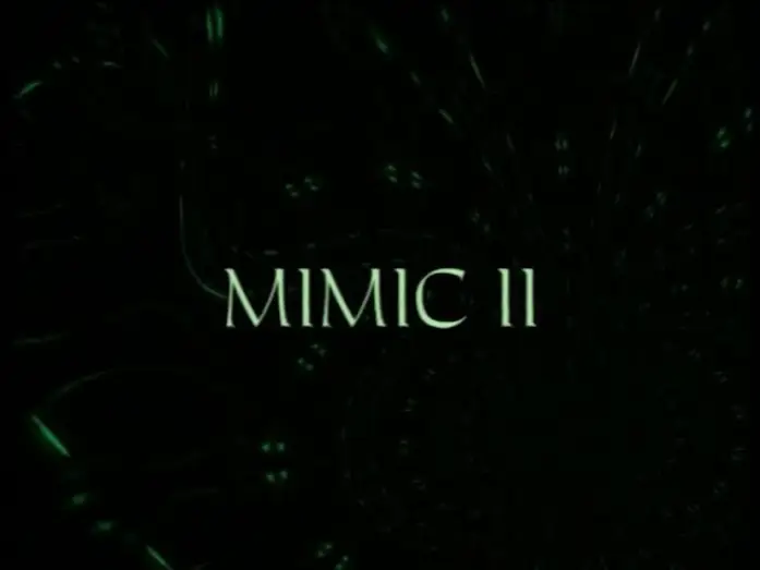 Відео до фільму Mimic 2 — Mimic 2 - Bande Annonce (VOST)