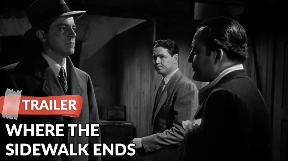 Відео до фільму Where the Sidewalk Ends — Where the Sidewalk Ends (1950) Trailer | Dana Andrews | Gene Tierney