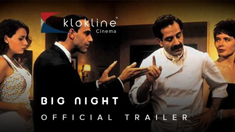 Відео до фільму Довга ніч — 1996 Big Night Official Trailer 1 Samuel Goldwyn Films