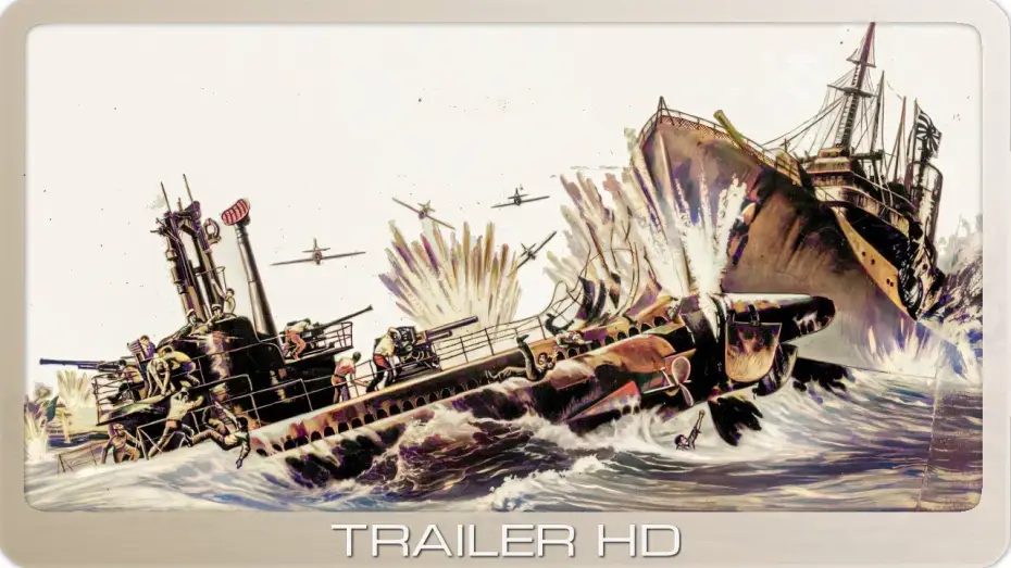 Відео до фільму Іти тихо, іти глибоко — U 23 - Tödliche Tiefen ≣ 1958 ≣ Trailer