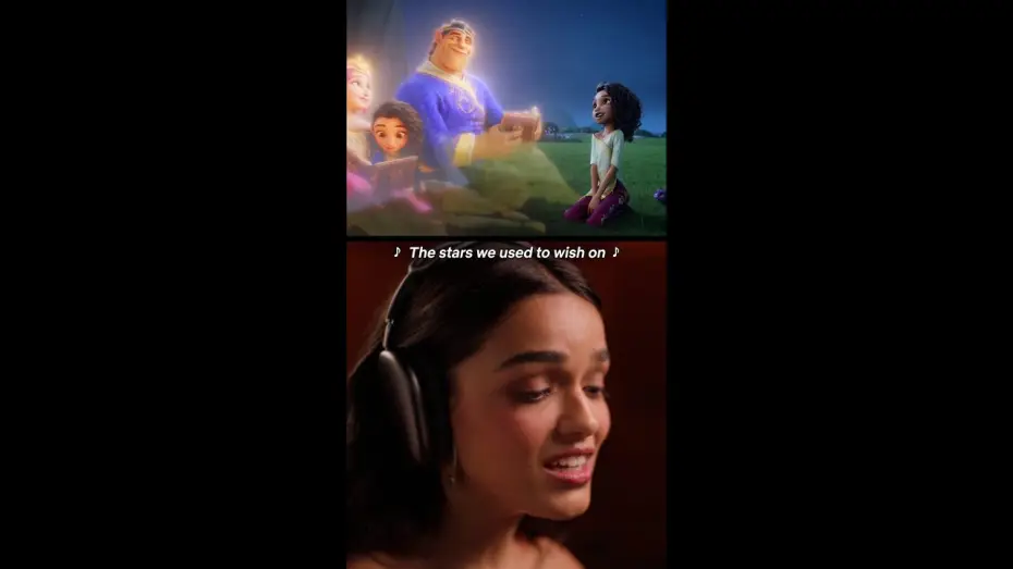 Відео до фільму Зачаровані | Rachel Zegler in the booth as Princess Ellian in "The Way it Was Before" from Spellbound