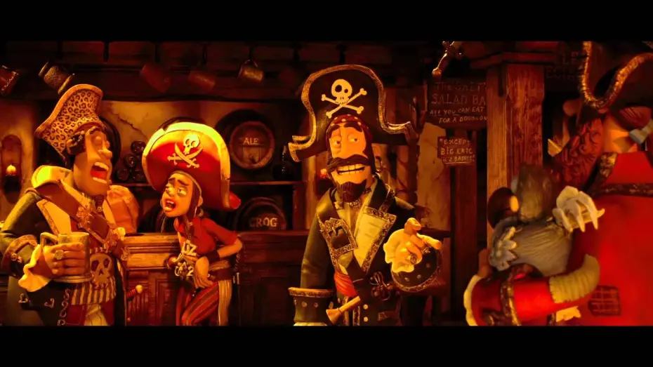 Відео до фільму Пірати! Банда невдах — ¡Piratas! - Estreno 17 de Agosto - Tráiler oficial en Español