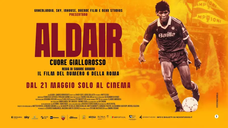 Відео до фільму Aldair - Cuore Giallorosso | ALDAIR. CUORE GIALLOROSSO - Al cinema dal 21 maggio