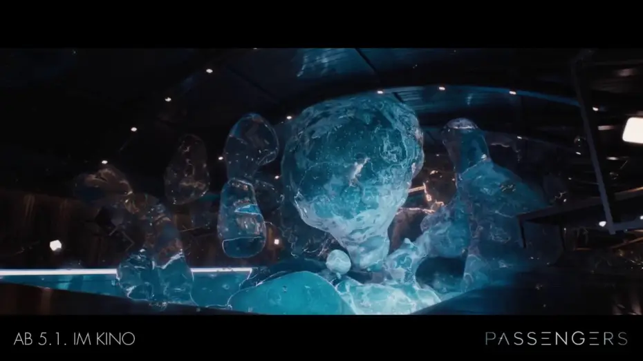 Відео до фільму Пробудження — PASSENGERS - Clip "WaterBubbleBumper - Ab 5.1.2017 im Kino!
