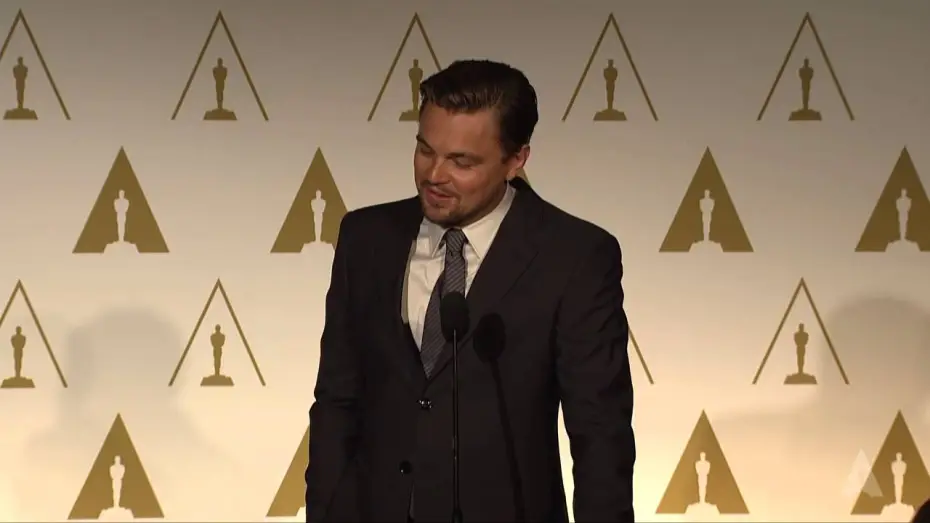 Відео до фільму Вовк з Волл-стріт — Leonardo DiCaprio at the 86th Oscars® Nominees Luncheon