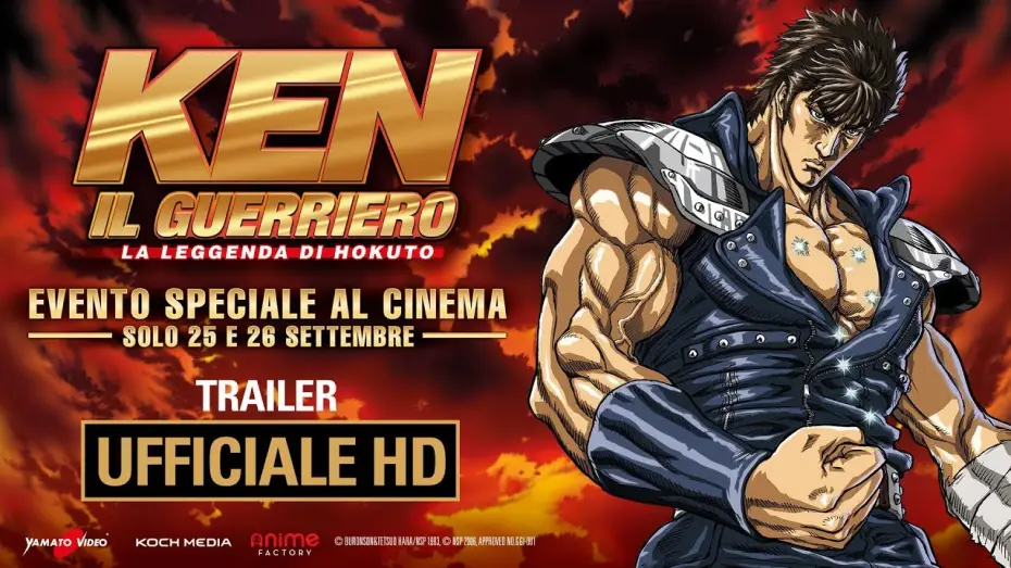 Відео до фільму 真救世主伝説 北斗の拳 ラオウ伝 殉愛の章 — Ken il Guerriero - La Leggenda di Hokuto - Trailer Ufficiale Italiano | HD