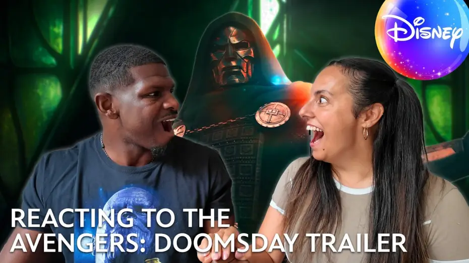 Відео до фільму Месники: Сходження Доктора Дума — Trailer Reaction! FIRST TIME WATCHING! |  Disney UK Reacts