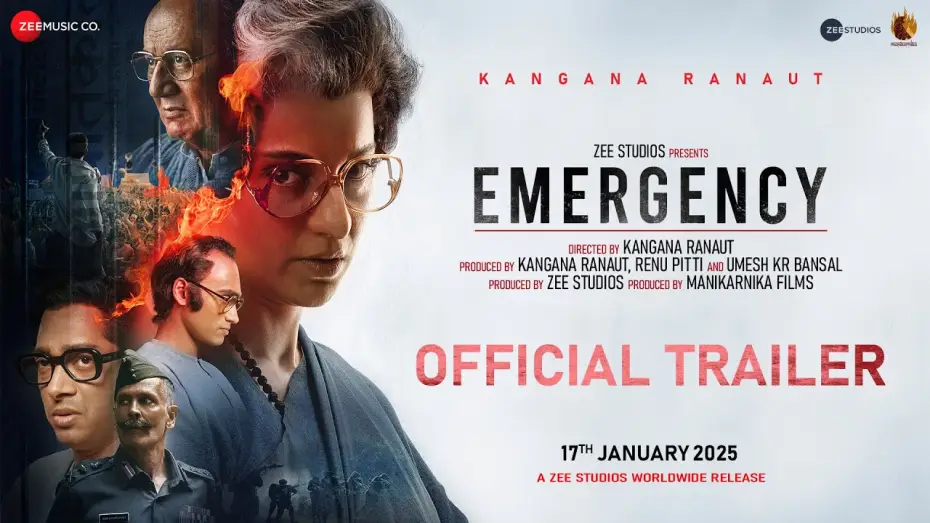Відео до фільму इमरजेंसी | Emergency - Official Trailer | Kangana Ranaut, Anupam K, Shreyas T, Milind S | In Cinemas 6th Sept